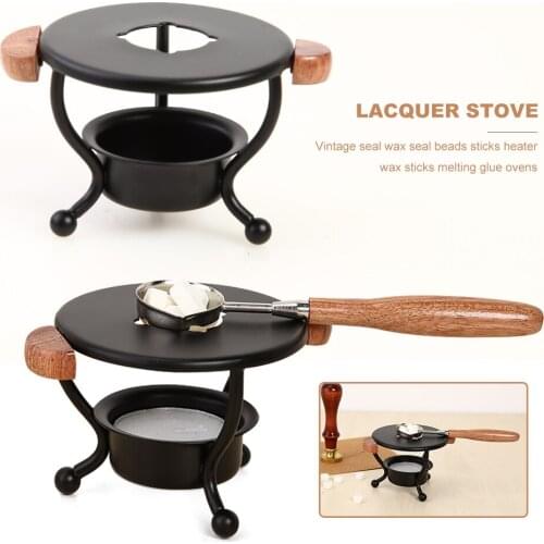 Deer Shape Retro Wax Seal Stamp Stick Sealing Wax Furnace Stove Warmer Wax Sticks Melting Glue Furnace Tool