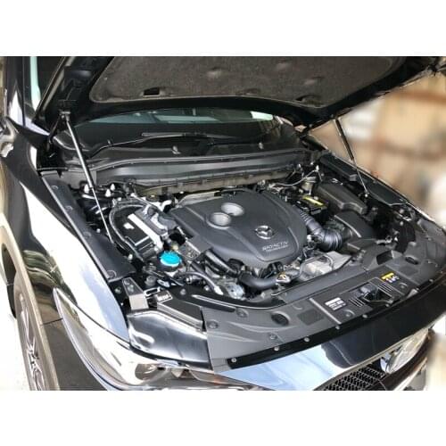 For Mazda CX-5 KF 2017-present Front Bonnet Hood Modify Gas Struts Carbon Fiber Spring Damper Lift Support Absorber