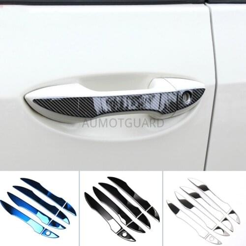 Fit For Toyota Corolla 2014 2015 2016 2017 Chrome Door Handle Cover Trim Molding Stylings stainless protector Sticker