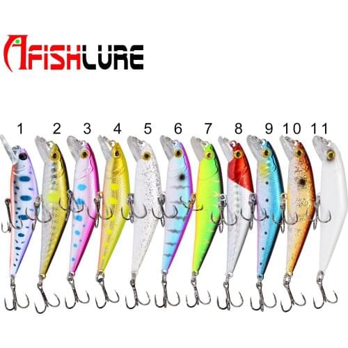 HL12 Fishing Lure Wobblers Trout Fishing Bait 85mm 15g Minnow Lures Hard Baits Iscas Artificial Pesca Leurre Lure Fishing