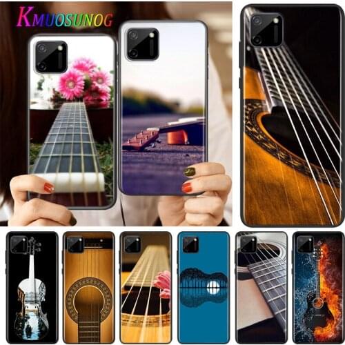 Bass Guitar Strings Silicone Cover For Realme V15 X50 X7 X3 Superzoom Q2 C11 C3 7i 6i 6s 6 Global Pro 5G Phone Case