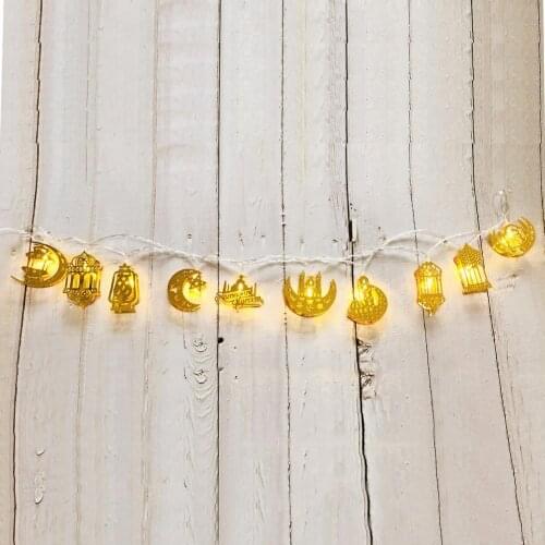 LED Eid Al-Fitr Decorative String Light Light Color High-grade Plastic Bright Warm Perfect Decoration Gift Embellishment Lantern