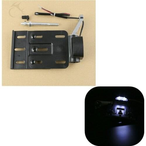 Motorcycle LED Side Mount License Plate Bracket For Harley Sportster XL 883 1200 2004-2016 05 06 07 08 09 10 11 12 13 14 15