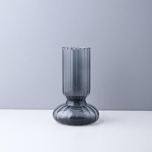 Flower Vase for Table Decor Living Room Decorative Vase Planter Tabletop Terrarium Glass Containers Floral Tabletop Vase Nordic