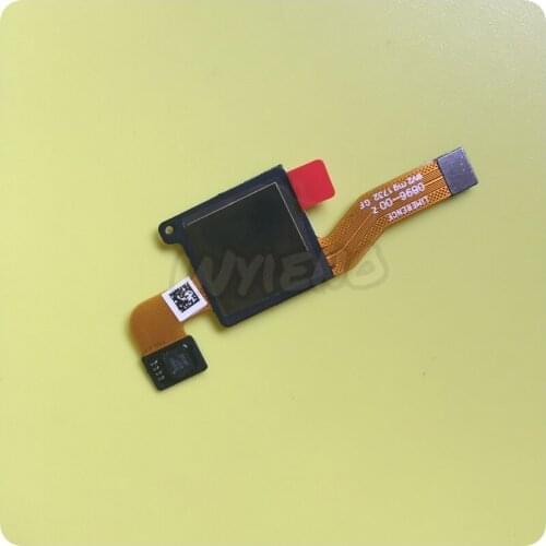 Wyieno For Redmi Note 6 Fingerprint Sensor Button Return Menu Note6 Pro Home Button Key Flex Cable + Tracking