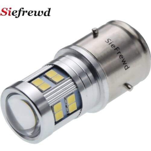 1Pcs BA21D Led Motorcycle Headlight 6V 12V 24V High Low Beam Motorbike Car Auto Front Head Bulb Scooter Moped Globe Light 6000k