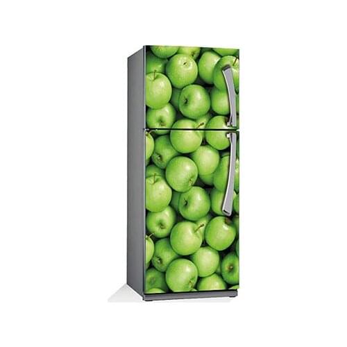 3D diy Green Apple wall sticker SelfAdhesive Refrigerator Sticker Fridge Door stickers wall decor Wallpaper kitchen accessories