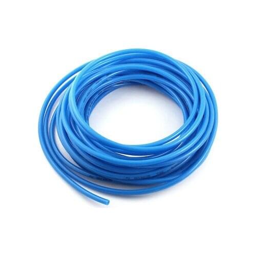 8mm OD 5mm Inner Dia Blue PU Tube Hose Pipe 15m 50ft for Pneumatics