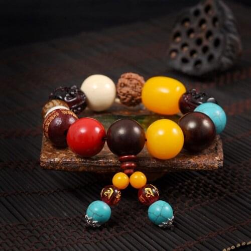 Automotive pendant Natural Bodhi bead jewelry Decorations Hanging ornaments Buddha Automobile Accessories Decoration Car pendant