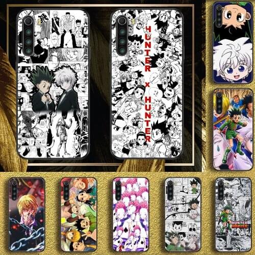 Anime HUNTER×HUNTER HUNTER Phone case For Xiaomi Redmi Note 7 7A 8 8T 9 9A 9S 10 K30 Pro Ultra black pretty hoesjes 3D back tpu