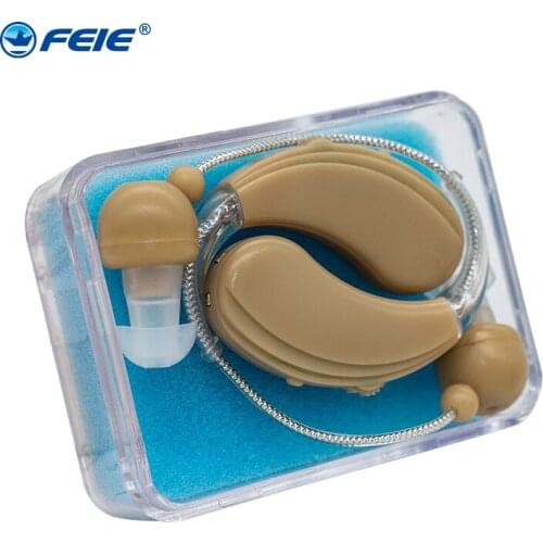 Digital Hearing Aid BTE Rechargeable Hearing Aids Device Sound Amplifier Wireless Ear Aids for the Hearing Loss Elderly S-109S
