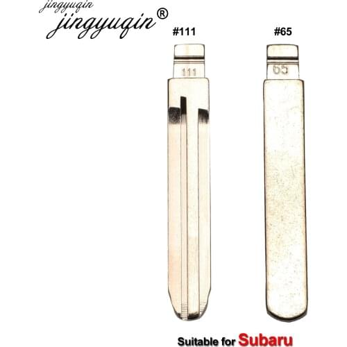 Jingyuqin 15x KD MINI/KD900 Remote Key Blade Uncut Blank 111# 65# for Subaru XV Legacy Forester Outback Impreza Tribeca