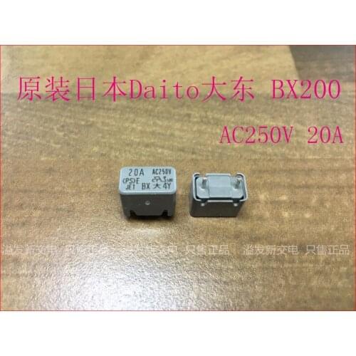 Original new 100% insurance pipe BX200 20A AC250V fuse 12.5x7.5x10