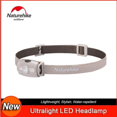 NatureHike Rechargeable LED Headlamp Lightweight Waterproof and Dustproof Outdoor Hiking Camping Headlight Ultra Bright Lamps