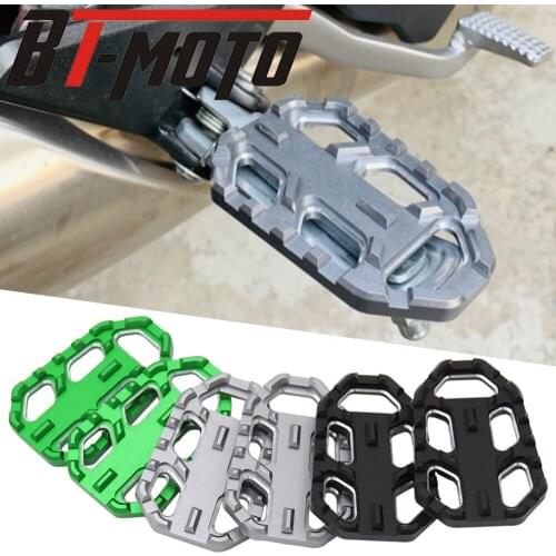 Fit For Kawasaki Versys X300 Versys1000 Original Foot Rests Footboards Billet Wide Footrest Footpeg Pegs Pedals Refit Foot-Pegs