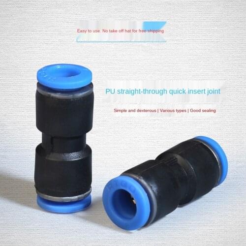 PU Pneumatic Quick Hose Pick up Head PU-04 Plastic Straight through PU-06 Trachea to Pick up PU-08 PU-10 PU-12 PU-14