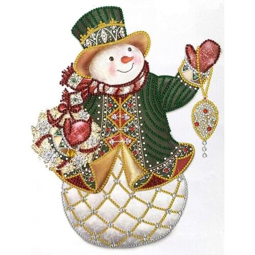 Christmas Santa Claus Snowman Cross-Stitch Patterns Embroidery Handiwork Hobby Handicraft Needlework Christmas For Adults Design
