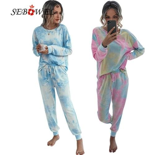 SEBOWEL Women's Long Pajamas