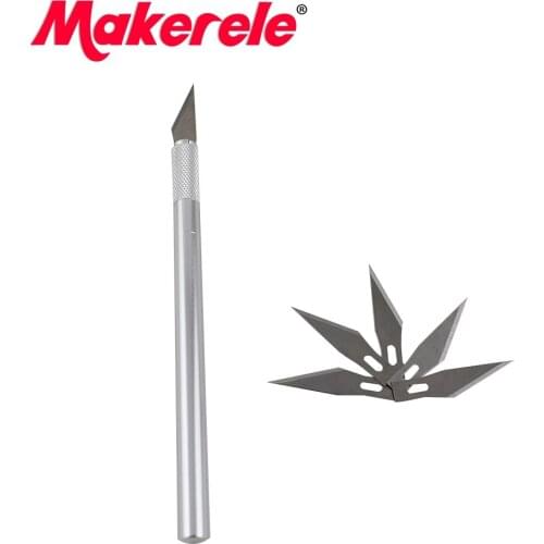 5 Blades Wood Carving Tools Craft Sculpture Engraving Knife Scalpel DIY Cutting PCB Circuit Board Repair New Paper Cutter