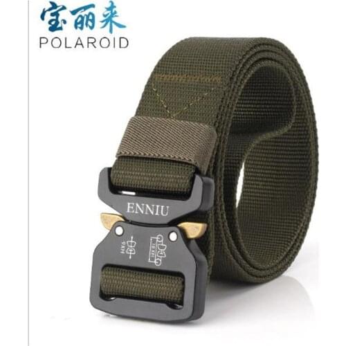 Tactical Belt ENNIU Nylon Outdoor Sports Belt 3.8cm Military Adjustable Belt with Metal Buckle Hunting Accessories