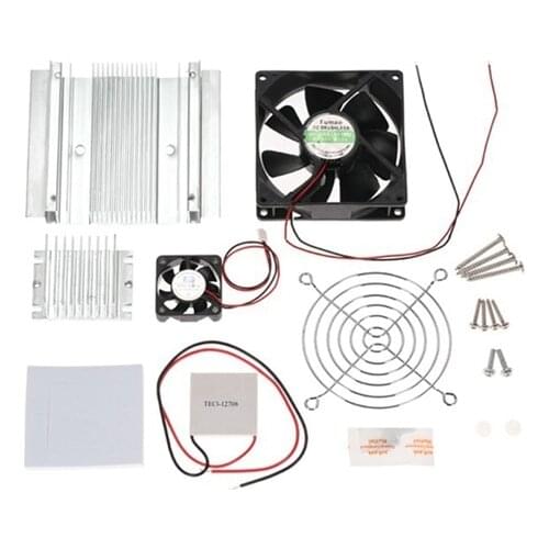 Thermoelectric Refrigeration Cooling System Kit Semiconductor Cooler Conduction Module Radiator Cooling Fan TEC1-12706