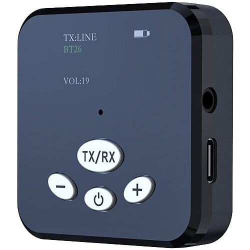 High Quality 2021 Bluetooth 5.0 Wireless Audio AUX 3.5mm Adapter Transmitter Receiver for Computer Laptop Home Theater System