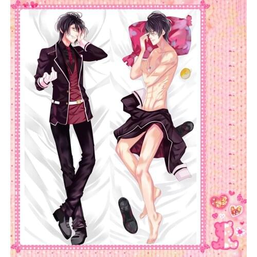 Japanese Anime Cartoon DIABOLIK LOVERS Double sided hugging Pillow Case Pillow Cover Pillowcase Peach Skin 2 Way 72012