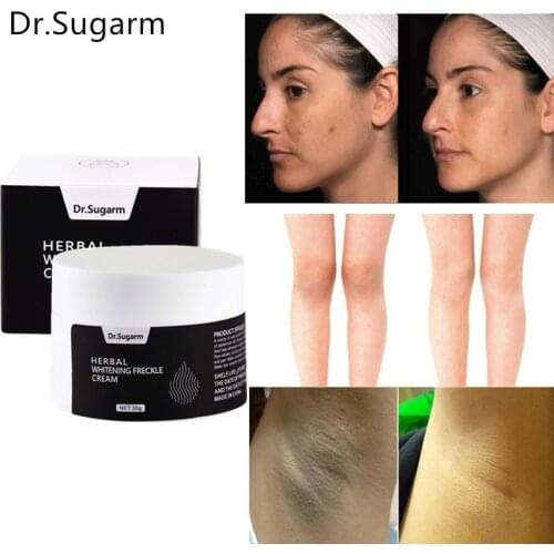 Dr.Sugarm Whitening Facial Cream Repair Fade Freckles Remove Dark Spots Melanin Remover Brightening Face Cream