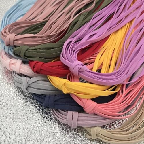 10 meter Colourful High Elastic Band Waist Band Stretch Rope Hair Elastic Ribbon Lace Trim Sewing Elastic Band for clothes