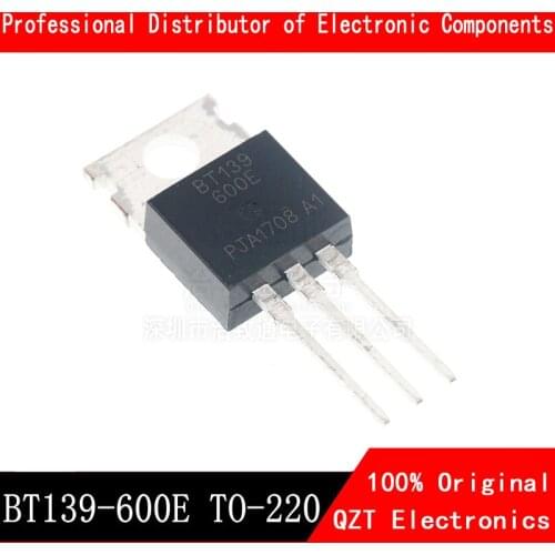 10pcs/lot BT139-600E BT139-600 BT139 TO-220 In Stock