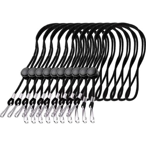 10 Packs of Adjustable Length Mask Lanyard Convenient and Convenient Safety Mask Holder Can Be Hung Around the Neck