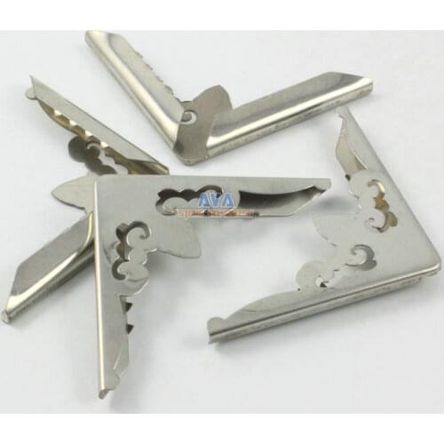 20Pcs Silver Book Corner Bookbinding Corner Clip 60mm