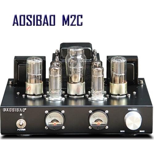 AOSIBAO M2C 6p1 Class A Single Ended Parallel Vacuum Tube Amplifier Rectifier Hifi Stereo Audio Home AMP Hand-Built Shed Welding