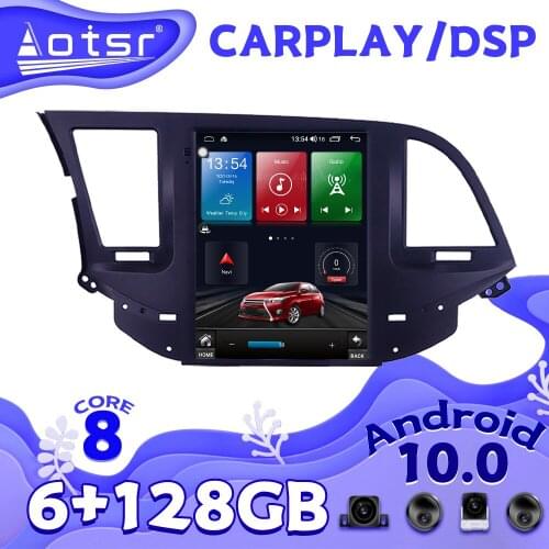 Android For Hyundai Elantra 2016 2017 2018 Tesla Car Radio GPS Navigation Multimedia Video Player Auto Audio Stereo Head Unit CD