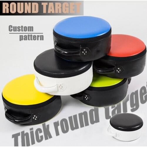 2200g PU Weighted Round Shield MMA Muay Thai Boxing Mats Fight Training Taekwondo Punching Key Targets Can Be Customized Boxing