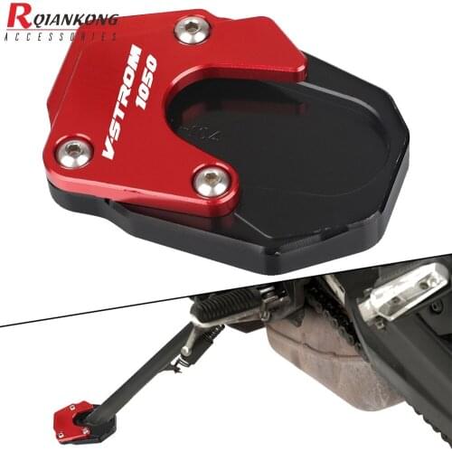 For SUZUKI V-STROM 1050 VSTROM 1050XT 2019 2020 2021 Motorcycle Kickstand Side Stand Extension Enlarger Pad Plate V STROM 1000