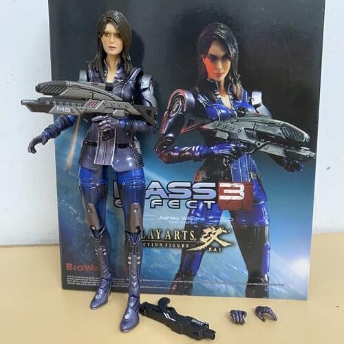 PLAY ARTS Mass Effect Action Figure Model Toys Doll 26cm