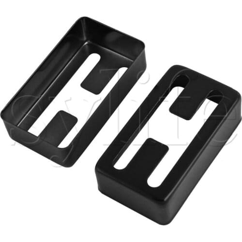 H Style Pickup Cover Metal Copper-nickel Alloy Black for Electric Guitar