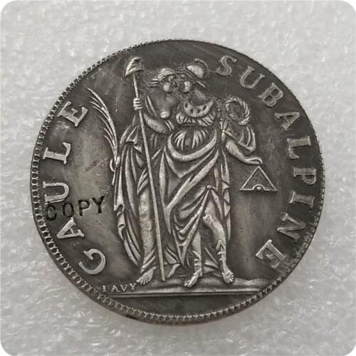 Italian States Republic Subalpine, 5 Francs Coin COPY