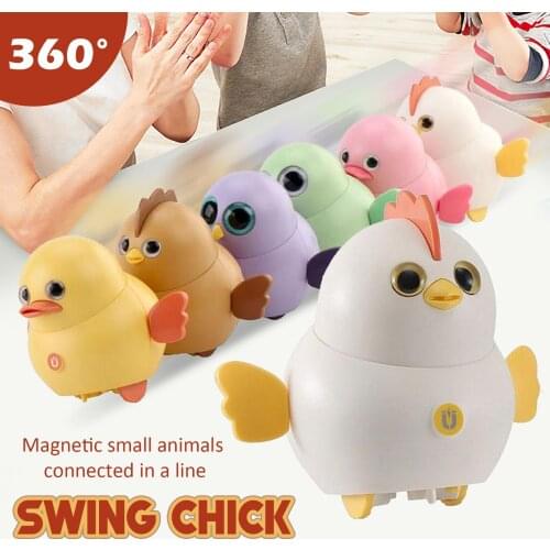 Cute Animals Style Duck Swing Squad Can Fixed-point Winding Sleek Design For Baby Best New Year Christmas Gifts For Kids#P4