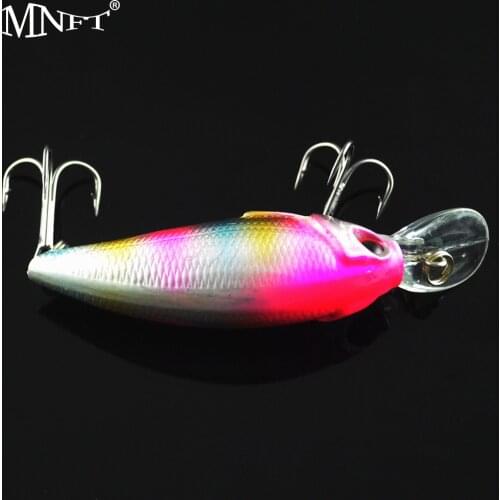 MNFT 10PCS/Pack Fishing Lures Rattles Bass Crank Baits Hooks Minnow Baits Tackle Plastic Artificial Bait Swimbaits Fishing Tool