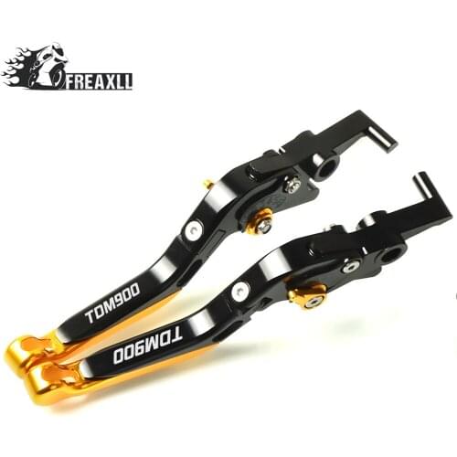 Motorcycle Motorbike Accessories Handlebar Grips Adjustable Folding Brake Clutch Levers For YAMAHA TDM 900 TDM900 2012 2013 2014