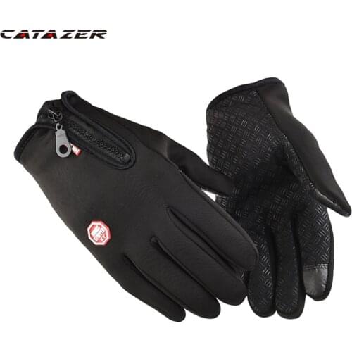 Men Ski Gloves Waterproof Winter Warm Gloves Snowboard Gloves Motorcycle Riding Winter Touch Screen Snow Windproof Gloves