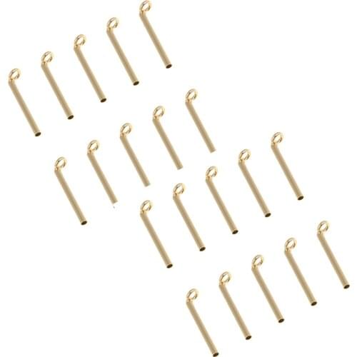 20pcs Fishing Rod Guides Tips Repair Kit Rod Building Eye Rings 0.8mm 0.9mm