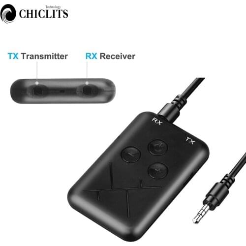 2 in1 Bluetooth Transmitter Receiver 3.5mm Stereo Wireless Music Audio Cable Dongle Bluetooth 4.2 Adapter for TV DVD Mp3 PC