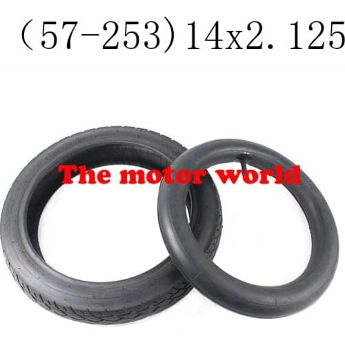 Good Reputation 14 Inch Wheel Tire 14 X 2.125 / 54-254 Tyre Inner Tube Fits Many Gas Electric Scooters and E-Bike 14*2.125 Tire