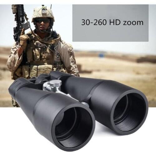 Super 30-260X160 zoom binoculars black HD ll night vision binoculars with BAK4 prism for outdoor camping and moon watching 2020