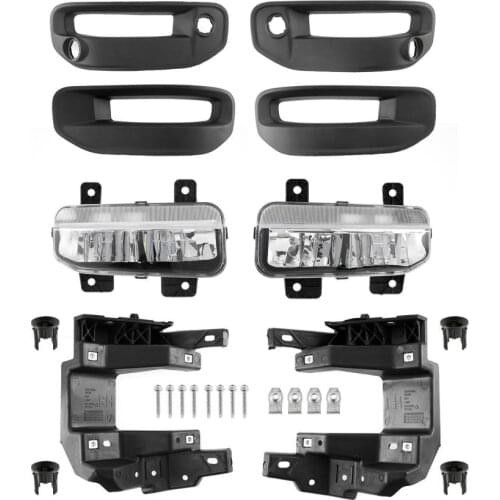 LED Fog Light Assembly for Dodge RAM 1500 DT 2019-2020 Upgrade Car Driving Fog Lamp with Bracket Cover Accessories #82215273AB