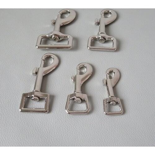 1Pcs 12mm 15mm 20mm 25mm 32mm Metal Swivel Lobster Clasp Seat Belt Buckle Clip Snap Hook For Dog Pet Leash Hardware Accessory