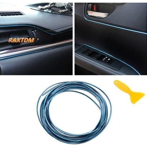 5M Car Styling Interior Sticker Decoration Strips for Geely Vision SC7 MK CK Cross Gleagle SC7 Englon SC3 SC5 SC6 SC7 Panda